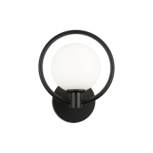 Matteo Lighting W71301BKOP - AVERLEY Wall Sconce