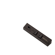 American Lighting ATOM-120V-10-BK - ATOM 10INCH POWER STRIP, BLACK FINISH, 1 20A TR RECEPTACLE, 1 USB, 1 RESET SWITCH