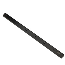 American Lighting ATOM-120V-40-BK - ATOM 40INCH POWER STRIP, BLACK FINISH, 4 20A TR RECEPTACLES, 2 USB, 1 RESET SWITCH