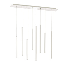 Dals PDLED120-8SQ-WH - Square Canopy - 8 piece Decorative pendant cylinder