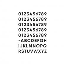Dals SQS15-NUM-BK - SQS15 Number Pack 50# +27 Letters