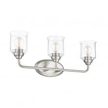 HOMEnhancements 21468 - Acheron 3-Light Clear Glass Vanity - NK