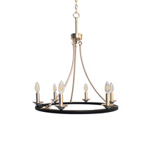 HOMEnhancements 20520 - Trento 6-Light Ring Chandelier - MB/CG  E12