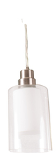 HOMEnhancements 17960 - 1-Light Double Cylinder Mini Pendant - NK